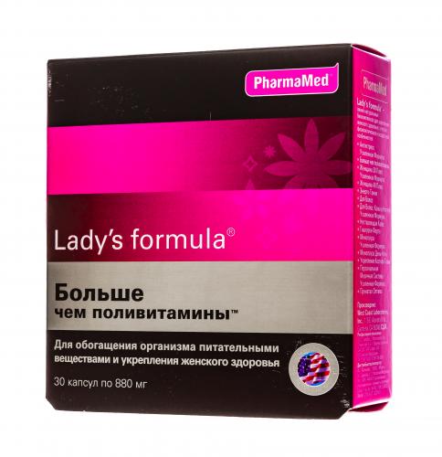 Ледис Формула &quot;Больше чем поливитамины&quot; в капсулах 880 мг, 30 шт. (Lady's Formula, ), фото-2