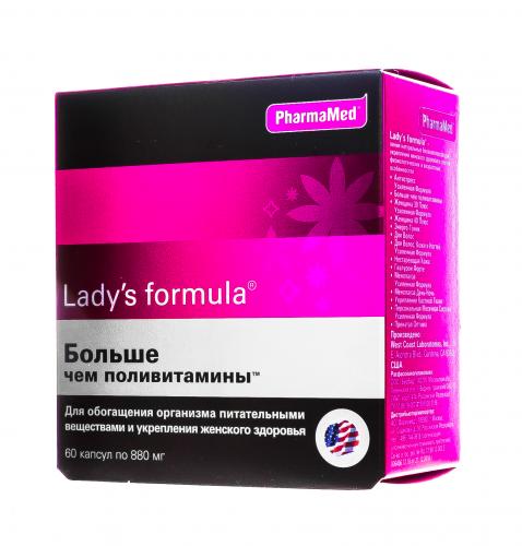 Ледис Формула &quot;Больше чем поливитамины&quot; в капсулах 880 мг, 60 шт. (Lady's Formula, ), фото-2