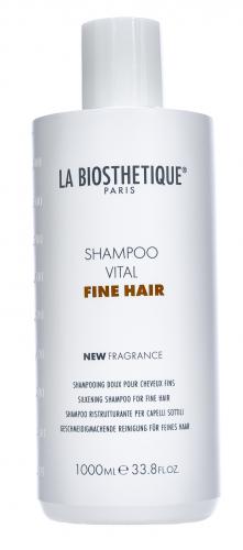 Укрепляющий шампунь для тонких поврежденных волос 1000 мл (Fine Hair), фото-2