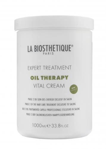 Маска для интенсивного восстановления поврежденных волос фаза 2 Vital Cream, 1000 мл (Oil Therapy)