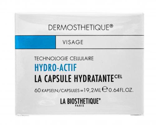 Ля Биостетик Клеточно-активные интенсивно увлажняющие капсулы La Capsule Hydratante  60 капсул (La Biosthetique, Dermosthetique Hydro-Actif), фото-2