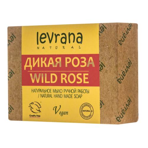 Леврана Натуральное мыло ручной работы &quot;Роза&quot;, 100 г (Levrana, Для тела), фото-3