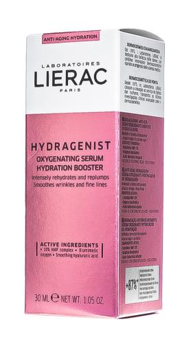 Лиерак Увлажняющая кислородная сыворотка для лица Serum Hydratant Oxygenant Repulpant, 30 мл (Lierac, Hydragenist), фото-3