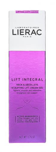 Лиерак Лифт Интеграль Ремоделирующий гель-крем для шеи и зоны декольте 50 мл (Lierac, Lift Integral), фото-2