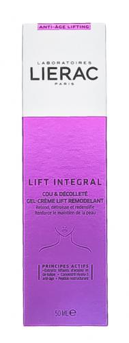 Лиерак Лифт Интеграль Ремоделирующий гель-крем для шеи и зоны декольте 50 мл (Lierac, Lift Integral), фото-5