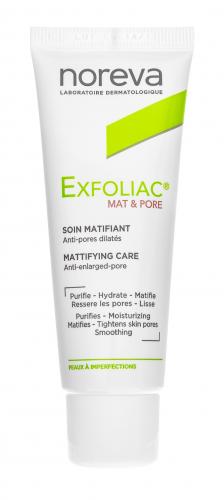 Норева Матирующий и поросуживающий крем Mat &amp; Pore, 30 мл (Noreva, Exfoliac), фото-7