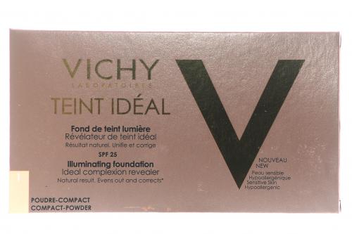 Виши Компактная пудра «Идеальный тон» Vichy Teint Ideal тон 1 светлый 10 мл (Vichy, Teint Ideal), фото-4