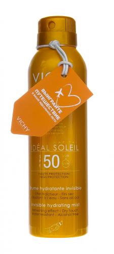 Виши Солнцезащитный увлажняющий спрей-вуаль SPF 50, 200 мл (Vichy, Ideal Soleil), фото-4