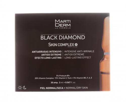 Мартидерм Блэк Даймонд Ампулы «Скин Комплекс +», 30х2 мл (Martiderm, Black Diamond), фото-2