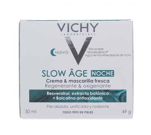 Виши Ночной крем-маска против первых признаков старения кожи, 50 мл (Vichy, Slow Age), фото-6