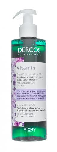 Виши Шампунь для блеска волос Vitamin, 250 мл (Vichy, Dercos Nutrients), фото-4