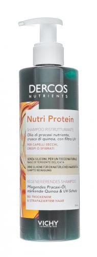 Виши Восстанавливающий шампунь для секущихся и поврежденных волос Nutri Protein, 250 мл (Vichy, Dercos Nutrients), фото-4