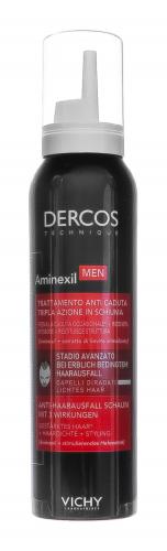 Виши Аминексил Мен Средство против выпадения волос для мужчин в формате пены, 150 мл (Vichy, Dercos Aminexil), фото-3