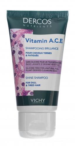 Виши Нутриентс Витамин Шампунь для блеска волос, 50 мл (Vichy, ), фото-3