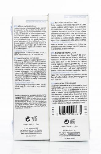 Норева Набор: Увлажняющая сыворотка, 30 мл + ВВ Крем, светлый тон, 40 мл (Noreva, Aquareva), фото-5