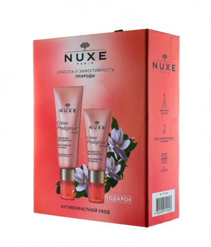 Нюкс Подарочный набор Prodigieuse Boost для всех типов кожи (Мультикорректирующий крем, 40 мл + Мультикорректирующий гель для кожи вокруг глаз, 15 мл) (Nuxe, Creme Prodigieuse Boost), фото-2