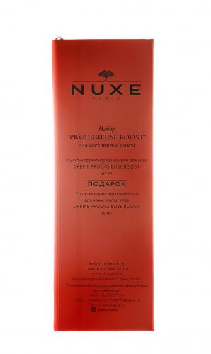 Нюкс Подарочный набор Prodigieuse Boost для всех типов кожи (Мультикорректирующий крем, 40 мл + Мультикорректирующий гель для кожи вокруг глаз, 15 мл) (Nuxe, Creme Prodigieuse Boost), фото-4