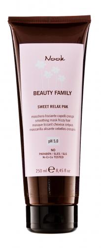 Нук Маска для непослушных волос «Sweet Relax» Ph 5,0 250 мл (Nook, Beauty Family, Sweet Relax), фото-2