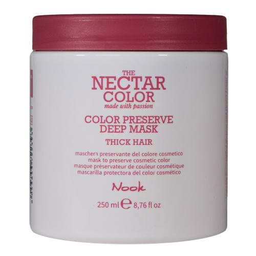 Нук Маска для ухода за плотными и жёсткими окрашенными волосами Color Preserve, 250 мл (Nook, Nectar Color)