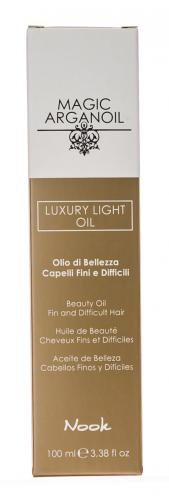 Нук Масло для тонких и непослушных волос Luxury Light Oil, 100 мл (Nook, Magic Arganoil), фото-2