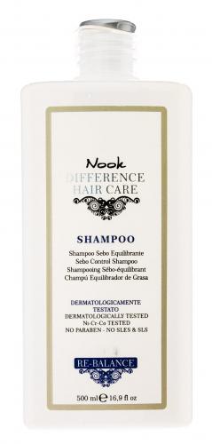 Нук Шампунь для кожи головы, склонной к жирности Ph 5,0, 500 мл (Nook, Difference Hair Care, DHC Purifying, Re-Balance), фото-2