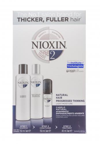 Ниоксин Подарочный набор (Система 2) 150мл+150мл.+40мл. (Nioxin, 3D система ухода, System 2), фото-3