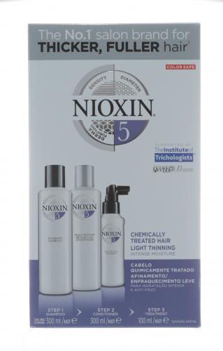 Ниоксин Подарочный набор XXL (Система 5) 300 мл+300 мл+100 мл (Nioxin, 3D система ухода, System 5), фото-2