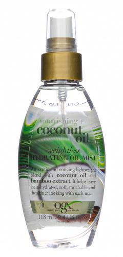 Легкое увлажняющее масло-спрей с кокосовым маслом 118 мл (, Для волос), фото-2