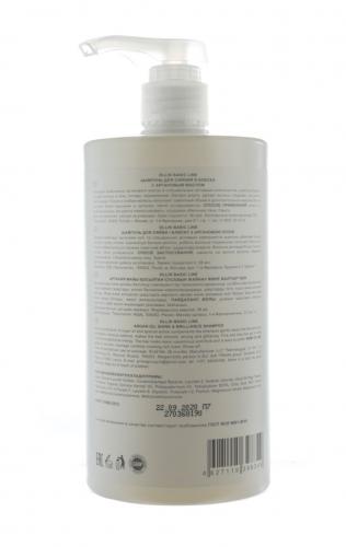 Оллин Шампунь для сияния и блеска с аргановым маслом, 750 мл (Ollin Professional, Уход за волосами, Basic Line), фото-4