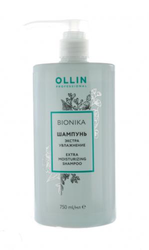 Оллин Шампунь для волос Экстра увлажнение, 750 мл (Ollin Professional, Уход за волосами, BioNika), фото-2