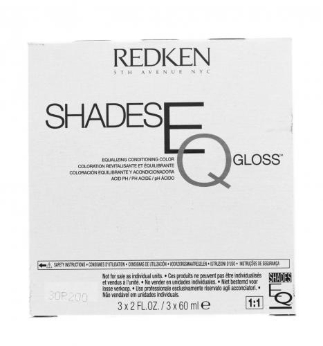 Редкен Краска-блеск без аммиака для тонирования и ухода за волосами Шейдс Икью Глосс, 3*60 мл (Redken, Окрашивание, Shades Eq), фото-4