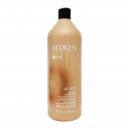 Редкен Олл Софт Смягчающий шампунь 1000мл (Redken, Уход за волосами, All Soft), фото-2