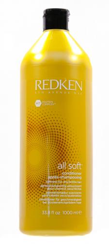 Редкен Олл Софт смягчающий кондиционер 1000 мл (Redken, Уход за волосами, All Soft), фото-2