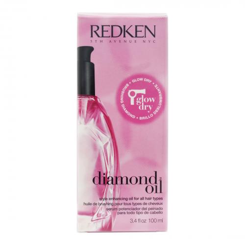 Термозащитное масло для сияния волос Glow Dry, 100 мл (Уход за волосами, Diamond Oil), фото-3