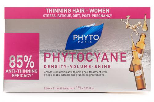 Фитосольба Средство против выпадения и старения волос у женщин, 12 ампул (Phytosolba, Phytocyane), фото-4