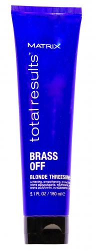 Матрикс Глубокое питание и термозащита осветленных волос Brass Off 150 мл (Matrix, Total results, Brass Off), фото-3