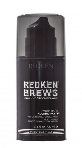 Редкен Моделирующая паста Work Hard 100 мл (Redken, Мужская линия), фото-2