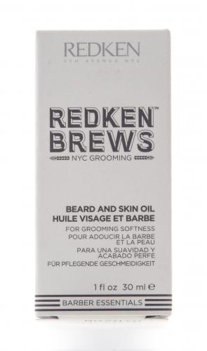 Редкен Масло для бороды и кожи лица Brews 30 мл (Redken, Мужская линия), фото-2