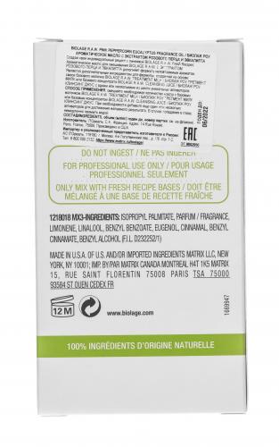 Матрикс Ароматическое масло Розовый перец и эвкалипт Pink Peppercorn + Eucalyptus, 55 мл (Matrix, Biolage R.A.W., Fresh Recipes), фото-4
