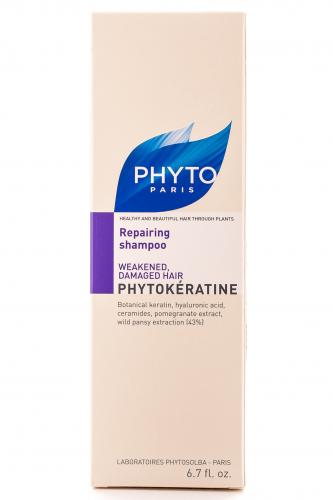 Фитосольба Фитокератин Восстанавливающий шампунь, 200 мл (Phytosolba, Phytokeratine), фото-5