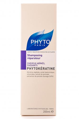 Фитосольба Фитокератин Восстанавливающий шампунь, 200 мл (Phytosolba, Phytokeratine), фото-2