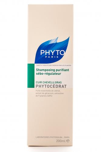 Фитосольба Фитоцедра Шампунь себорегулирующий для жирных волос 200 мл (Phytosolba, Phytocedrat), фото-4