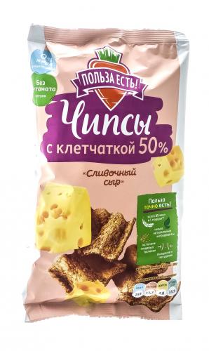 Чипсы с клетчаткой, сливочный сыр, 90 г (), фото-2