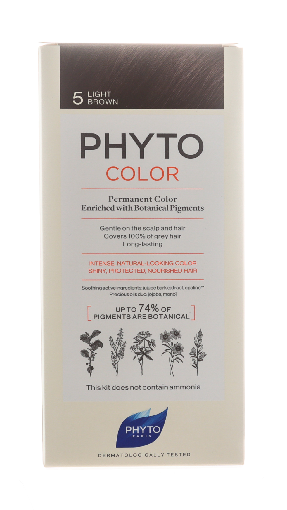 Phytosolba Краска для волос cветлый шатен, 1 шт (Phytosolba, Phytocolor)