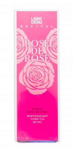 Либридерм Возрождающий тоник-гель детокс, 150 мл (Librederm, Rose de Rose), фото-2