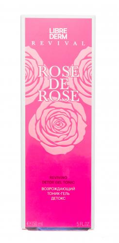 Либридерм Возрождающий тоник-гель детокс, 150 мл (Librederm, Rose de Rose), фото-7