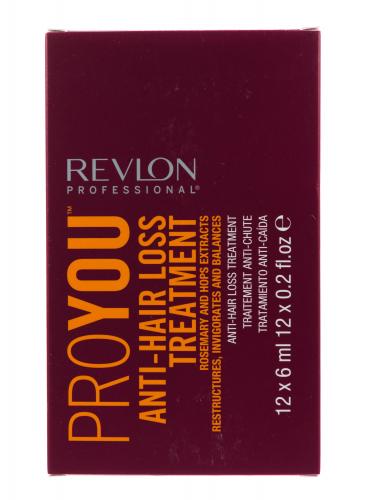 Ревлон Профессионал Pro You Anti-Hair Loss Treatment Средство против выпадения волос 12х6 мл (Revlon Professional, Pro You, Anti-Hair Loss), фото-2
