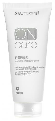 Селектив Средство глубокого восстановления поврежденных волос Repair Deep treatment 200 мл (Selective, Repair), фото-2