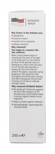 Гель для интимной гигиены с помпой для женщин 15-50 лет Intimate Wash, 200 мл 