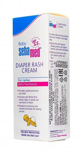 Себамед Крем детский под подгузник Diaper rash cream, 100 мл (Sebamed, Baby), фото-3